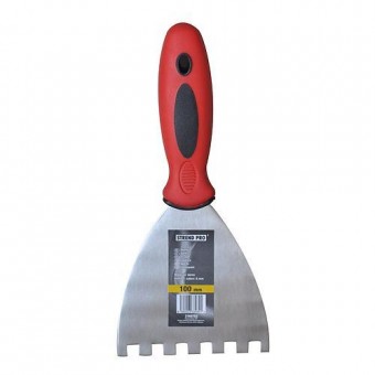 Racleta inoxidabil Strend Pro S8006, 100 mm, 8 mm, otel inoxidabil