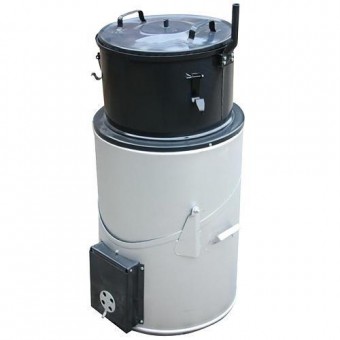 Aragaz cu abur 80l, emailat, set complet, 125mm