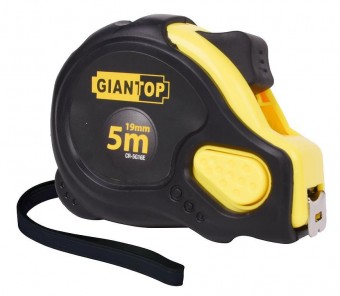 Bandă de măsurat din oțel GIANT CR-G16 CE, 5 m, roll-up, cauciuc