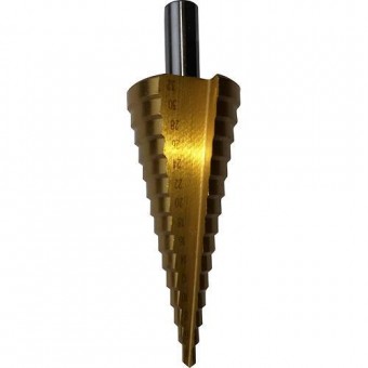 Burghiu treptat Strend Pro SD41, 04-32 mm, TiN, HSS, pentru metal