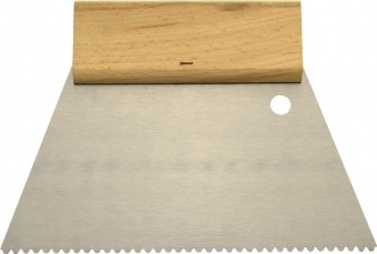 Racletă Strend Pro 7253-2, oțel inoxidabil, lemn. mâner, 108x180x100 mm