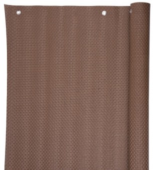 Paravan de foc aragaz Polyratan 77 0,9x3 m, UV, 800 g/m2, maro