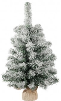 MagicHome Brad de Craciun Snowy, brad din iuta, zapada, 60 cm