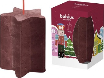 Lumanare bolsius Pillar Star Nutcracker, 100x70 mm