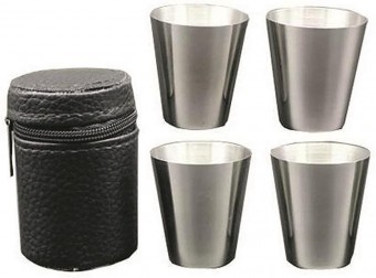 Punch MagicHome, set, otel inoxidabil, in carcasa din piele, 4x30 ml