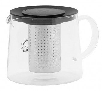 Ceainic MagicHome TP003, 1,5 litri, sticla/PP/otel inoxidabil