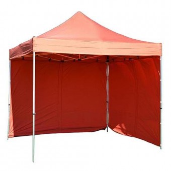 Cort FESTIVAL, 3x3m, rosu, Prelata Profesionala, rezistenta UV, fara perete