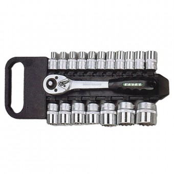 Set de scule și chei tubulare 19 buc Honiton, 1/2, (8-19mm)