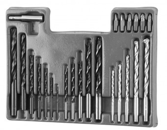 Set de scule (burghii, elemente de fixare, adaptor + șuruburi) Strend Pro
