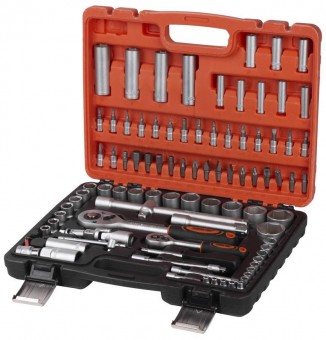 Set de scule Strend Pro WT940, 94 bucăți, bucăți, capete mufe