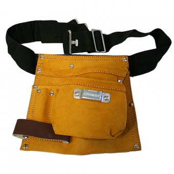 Poach scule pe curea - Leather Strend Pro, 1 buzunar