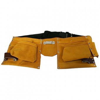Poach scule pe curea - Leather Strend Pro, 2 buzunare