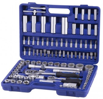 Set de scule Strend Pro CUBE 210, 108 buc, 1/4