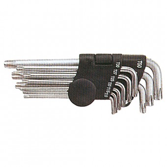 Set chei TORX 9 buc Strend Pro, T10-T50mm