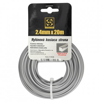 Linie tuns 2,4 mm L-20m Strend Pro, nylon hexagonal + ALU, profesional