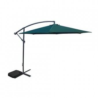 Umbrela DEMI, verde, 300 cm, 42 mm, PE