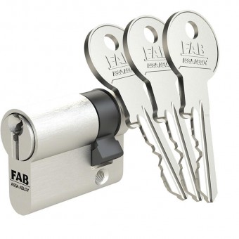 Insertie cilindrica FAB 1,00*/DNm 30+35, 3 chei, constructie