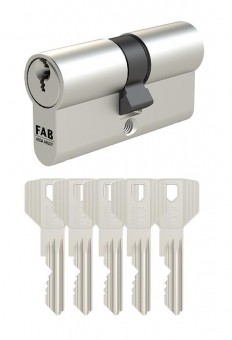 Insertie cilindrica FAB 3.00/DNs 40+40, 5 chei, constructie