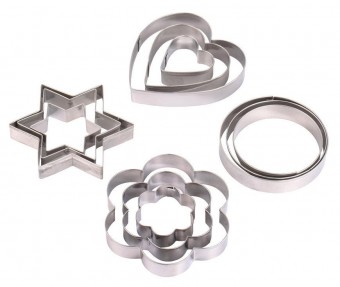 Taietor de biscuiti MagicHome, pentru coacere, matrita, 12 buc
