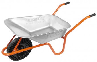 Roabă Strend Pro Premium Fortis D-1, Zn, roată SR bantam, 85 lit, max. 160 kg
