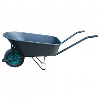 Roabă Greenlawn Negro 140 lit, plastic, grădină, negru