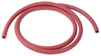 Furtun de vin 12/8 mm, 150 cm, integral din cauciuc, roșu, alimentar