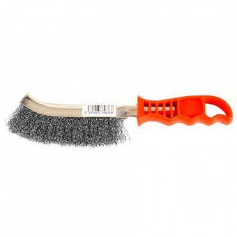 Perie de sarma 250mm in forma de cutit Strend Pro, maner ergonomic PVC