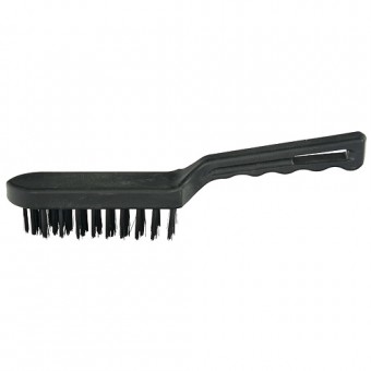 Perie de sârmă Strend Pro 4 rânduri, mâner PVC, pe rugină