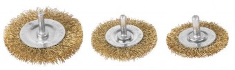 Set perii de șlefuit sârmă 3 buc Tigerlion C9003, 50-65-75 mm