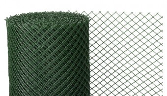 Plasa de sarma ECONOMY 6, 1000/20 mm, 300g/m2, verde, integral din plastic, ambalaj. 25 m