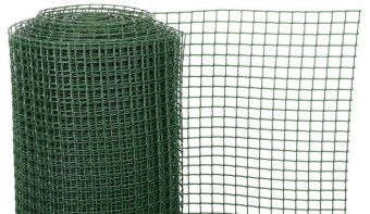 Plasa de sarma ECONOMY 7, 1000 / 20x20 mm, 300g / m2, verde, integral din plastic, ambalaj. 25 m