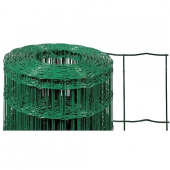 Plasa de sarma PVC acoperita EUROPLAST / inaltime: 1600 mm,(ochi) : 100x50mm diametru sarma: 2,20m