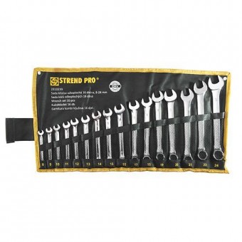 Set chei 16 buc Strend Pro, 8-24mm DIN 3113A