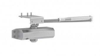 Inchide usa Yale DC3500 EN 2/3/4, cu brat si placa paralela, argintiu