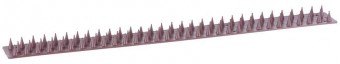 Bariera Strend Pro Garden, impotriva pasarilor, maro, ambalaj. 10 buc., 49x4,5x1,7 cm