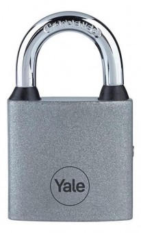 Lacăt Yale Y111S/50/125/1, fier, argintiu, 50 mm, 3 chei