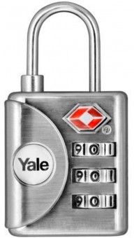 Lacăt Yale YTP1/32/119/1, de călătorie, TSA cu combinație numerică, 42 mm