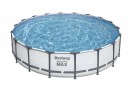 Piscina supraterana Bestway® Steel Pro MAX, 56462, filtru, pompa, scara, prelata, 5,49x1,22 m