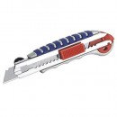 Cuțit din aluminiu cu lamă snap-off 18mm Strend Pro, control piston-valve, AluBody