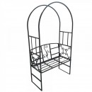 Arcada cu banca pentru flori agatatoare Vivatechnix VMD-1034, dimensiune 207x114x50 cm
