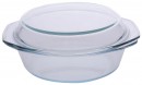Tava de copt MagicHome ODR250c, 2,5 litri, sticla borosilicata