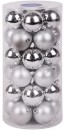 Ball MagicHome, 30 buc, 6 cm, argintiu, pentru brad