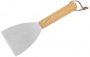 Spaclu gratar maner din bambus Strend Pro Grill cu racleta