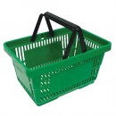 Coș pentru cumpărături, 20 litri, verde