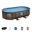 Set piscină supraterană Bestway® Power Steel™ 4,27 m x 2,50 m x 1,00 m