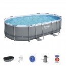 Set piscină supraterană Bestway® Power Steel™ 4,88 m x 3,05 m x 1,07 m