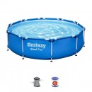 Set piscină supraterană Bestway® Steel Pro MAX ™ 3,05 m x 76 cm, filtru