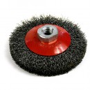 Perie de șlefuit teșit 100 mm M14x2 Strend Pro sârmă sertizată 0,30 mm