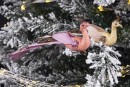 Bird MagicHome Craciun, roz, 23 cm