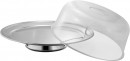 Cutie de tort MagicHome, inox, capac transparent, 31 cm, tava